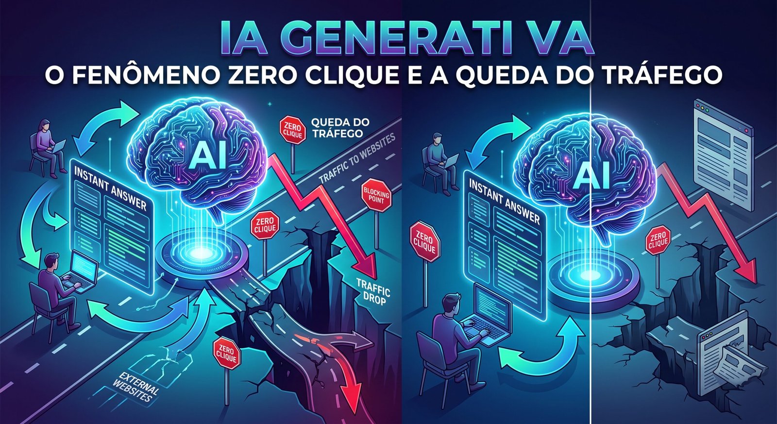 O Fenômeno Zero Clique e a Queda do Tráfego